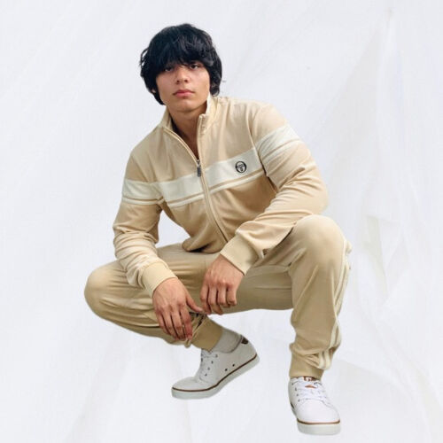 Sergio Tacchini Tan | Gardenia Velour Casual Tracksuit
