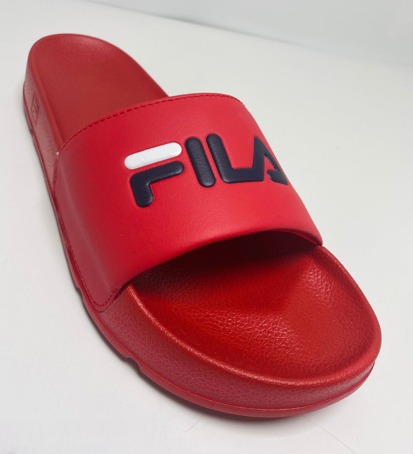 Men’s Fila Drifter Red | Navy | White Signature Flip Flops NWT