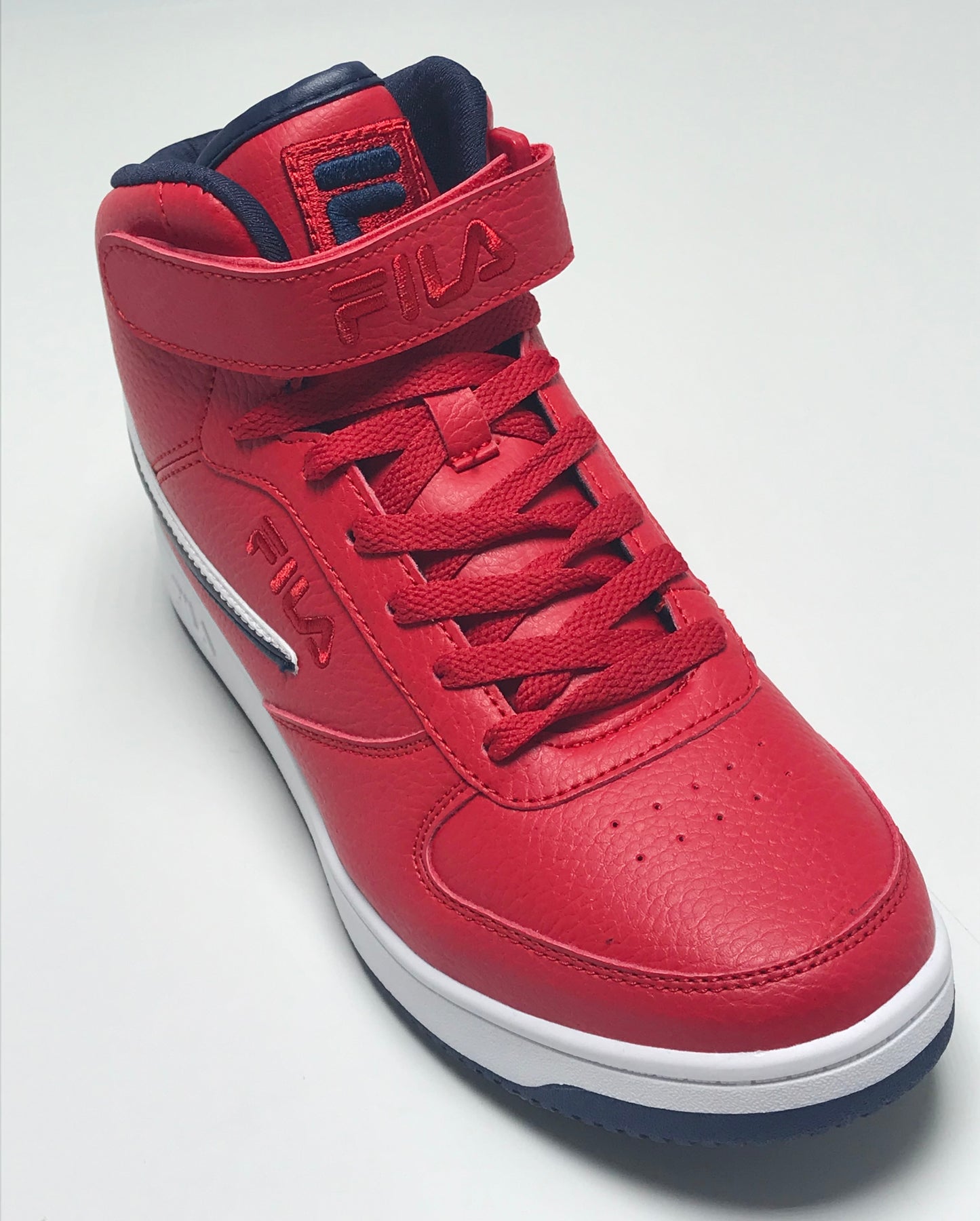 Fila A High Red | Navy | White Casual Sneakers | Men's Shoes NWT