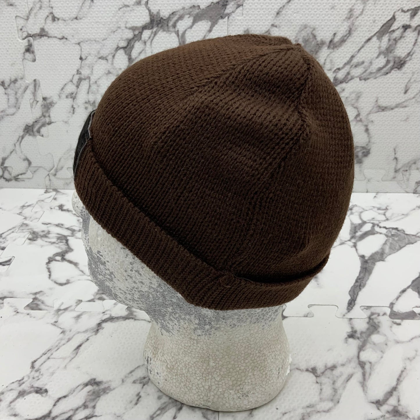 Men's Davoucci Brown | Black Pony Hair Casual Beanies NWT