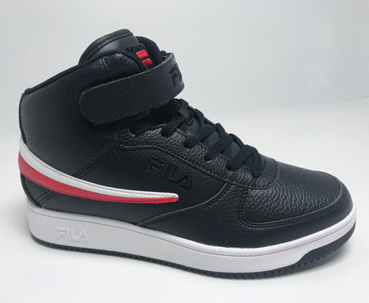 Fila A High Black | Red | White Casual Sneakers | Men's Shoes NWT