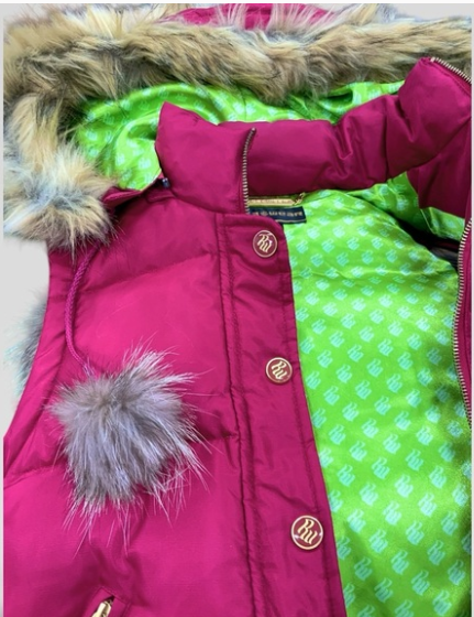 Women's Rocawear Fuchsia Sleeveless Faux Fur Jacket NWT