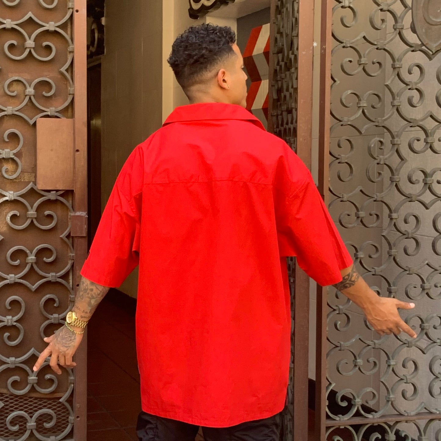 Men’s Rocawear Red | Black | Grey S/S Button Down Shirts NWT