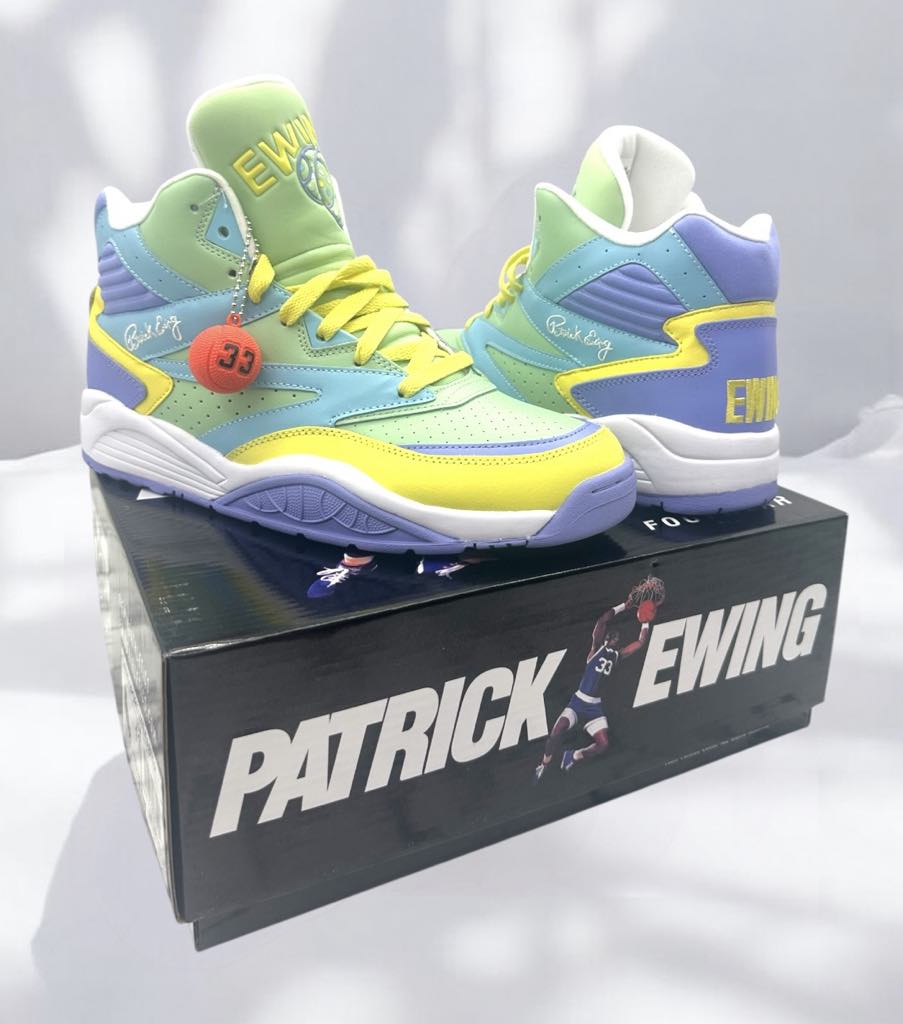 Men’s PATRICK EWING Athletics Pastel Colors SPORT LITE EASTER Sneakers NWT