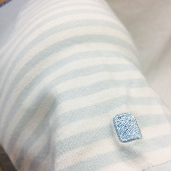 Women’s Azzure Denim Sky | White | Turquoise Tee Shirt NWT