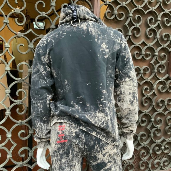 SOLD OUT Men's Maria By Fifty Grey | Red Tie Dye Hooded Sweatsuit NWT