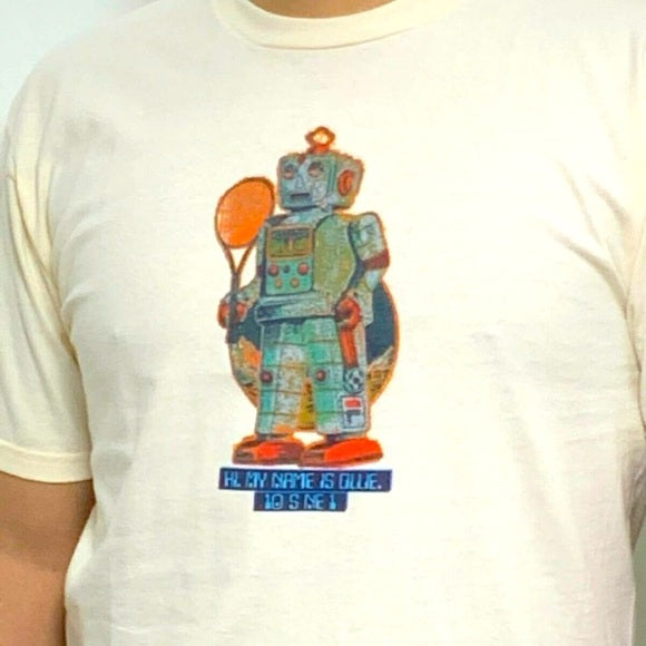 Men's Fila Cream Signature Short Sleeve Tee Shirt