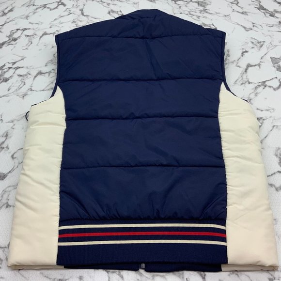 Men’s Fila Navy | Natural Puffer Quilty Vest NWT