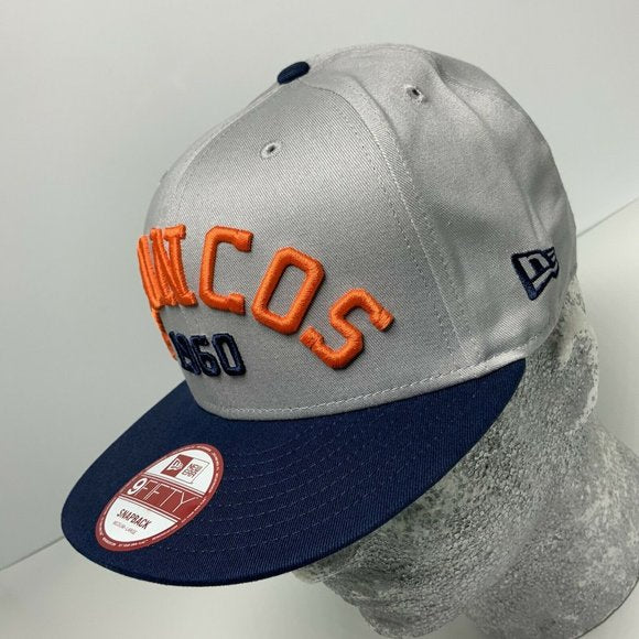 Men's New Era Cap NFL Denver Broncos 1960 Grey | Navy 9FIFTY Snapback Hat