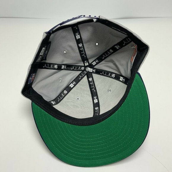 Men's New Era Cap NFL Denver Broncos 1960 Grey | Navy 9FIFTY Snapback Hat
