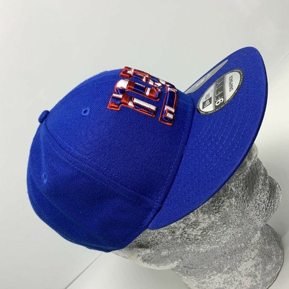 Men's New Era Cap NFL NY Giants Royal Blue 9FIFTY Snapback Hat