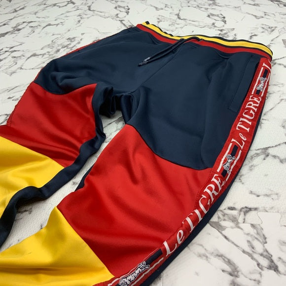 Men's Le Tigre Navy | Red | Yellow Tracksuit Outfit Set NWT