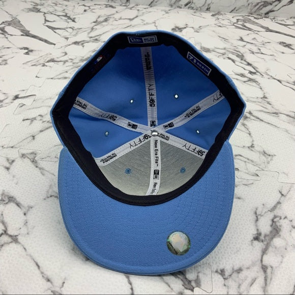 Men's New Era Cap Sky Blue NY Yankees 59FIFTY MLB NWT