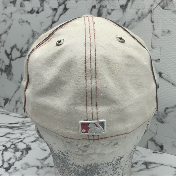 Men's New Era Cap Vintage Off White | Pink Boston Red Sox 59FIFTY MLB Hats NWT