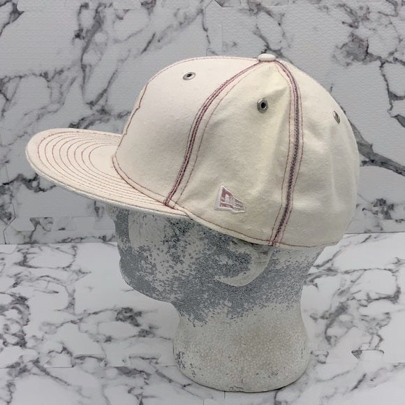 Men's New Era Cap Vintage Off White | Pink Boston Red Sox 59FIFTY MLB Hats NWT