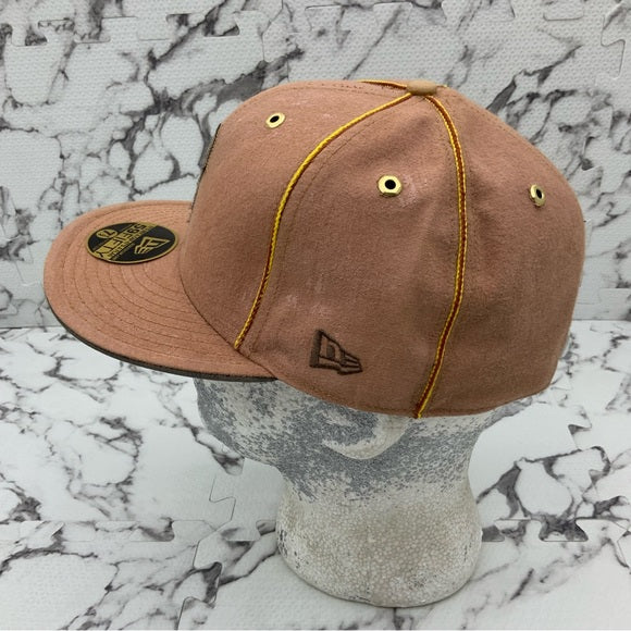 Men's New Era Vintage Brown Cap B Red Sox 59Fifty Hat NWT