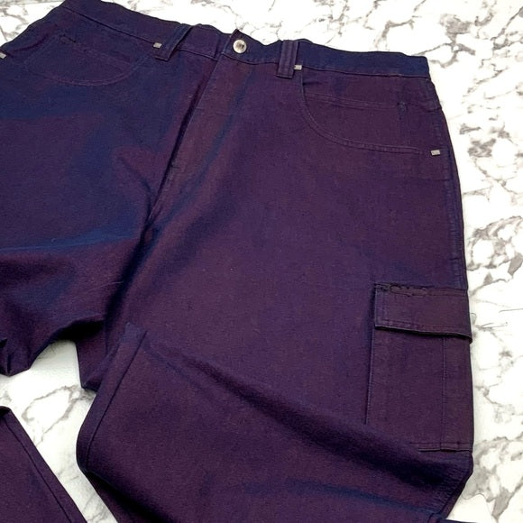 Men's Fubu Blue | Red Carpenter Denim Pants NWT