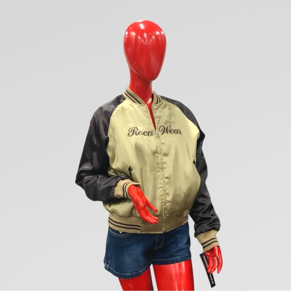 Women's Rocawear Brown | Khaki Silky Jacket NWT