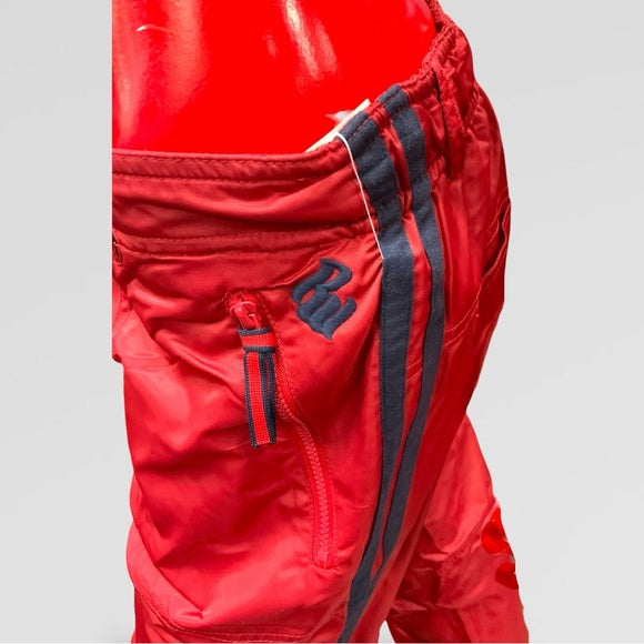 Women's Rocawear Red | Navy Reversible Hoodie Vest and Pants Outfit Set NWT