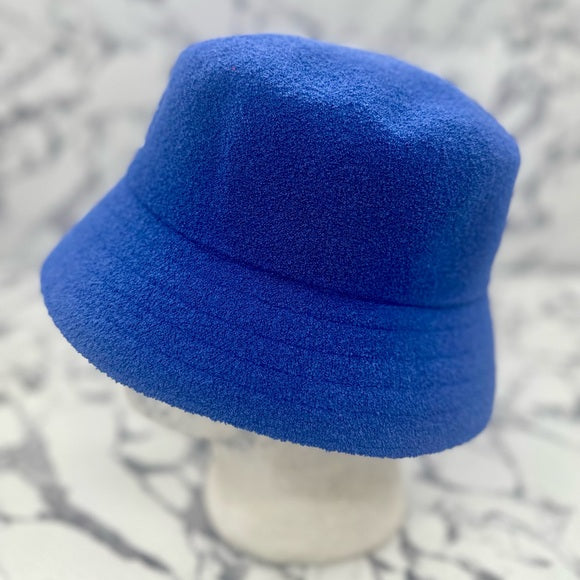 Men's Kangol Royal Blue | White Bermuda Bucket Hat NWT
