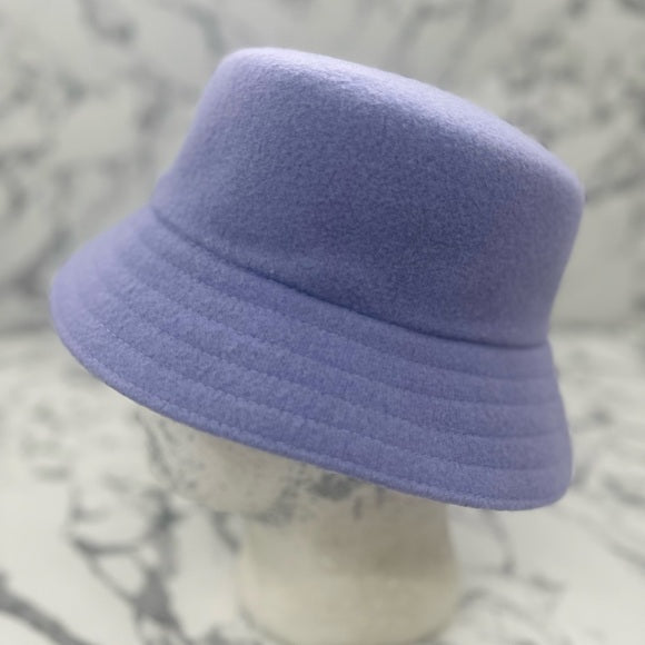 Men's Kangol Lavander | White Wool Lahinch Bucket Hat NWT