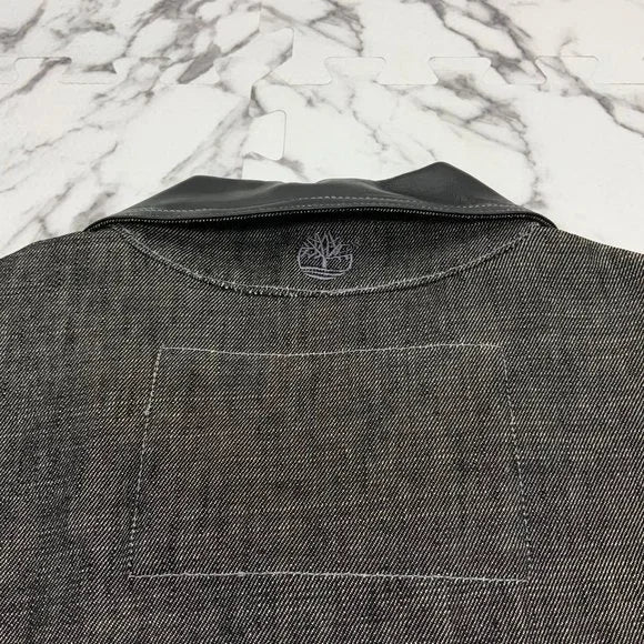 Men's Timberland Raw Black Casual Denim Jacket NWT