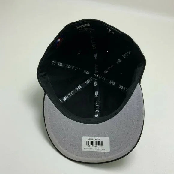 Men's New Era Cap MLB Toronto Blue Jays Black Gold Plate 59FIFTY Hat