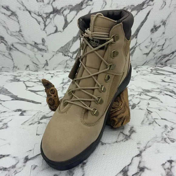 Men's Timberland Beige Heritage 6 in Waterproof Field Boots NWT