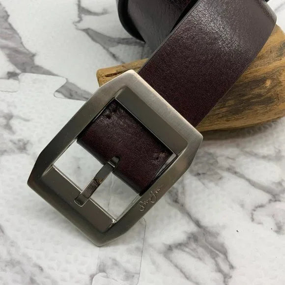 Men's Sean John Brown Leather Belt NWT