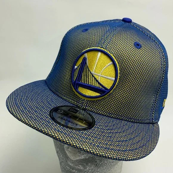 Men's New Era Cap Yellow | Royal Blue Mesh Golden State Warriors 9FIFTY NBA NWT