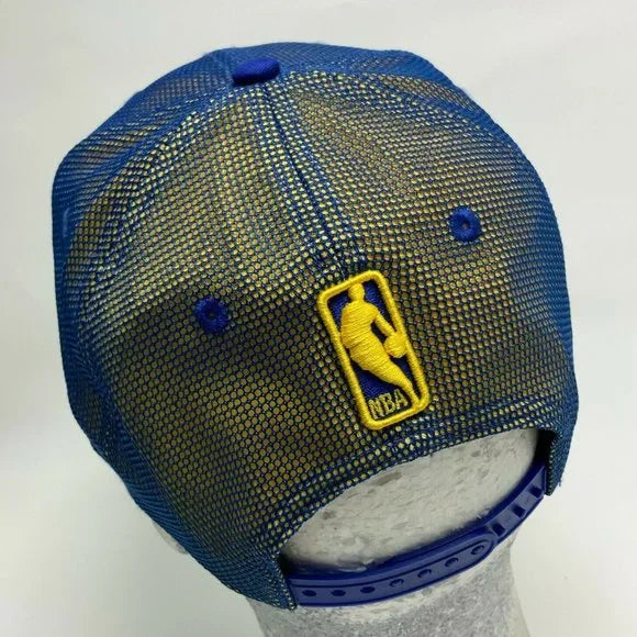 Men's New Era Cap Yellow | Royal Blue Mesh Golden State Warriors 9FIFTY NBA NWT