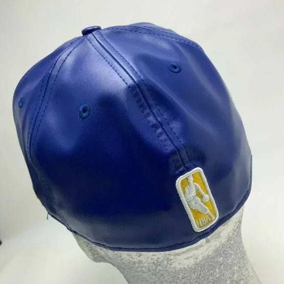 Men's New Era Cap Royal Blue | Yellow Golden State Warriors Vegan Leather 59FIFTY NBA NWT