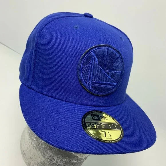 Men's New Era Cap Royal Blue | Yellow Golden State Warriors 59FIFTY NBA NWT
