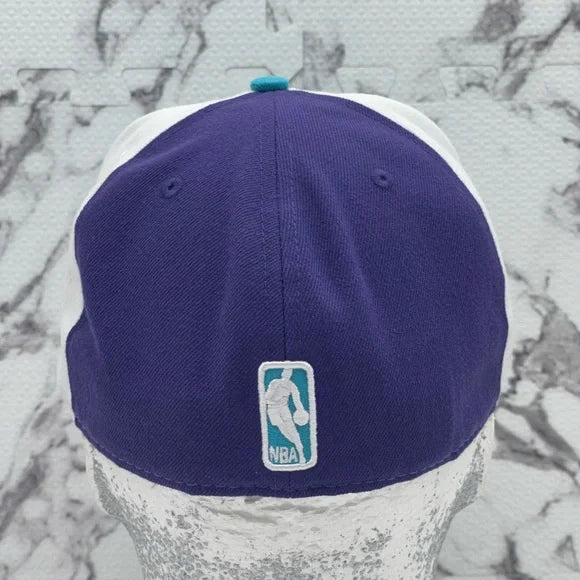 Men's New Era Cap Turquoise | White | Purple Charlotte Hornets 59FIFTY NWT