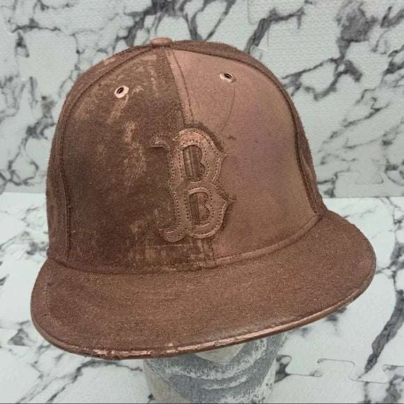 Men's New Era Cap Vintage Rose Brown Boston Red Sox 59FIFTY Hat NWT