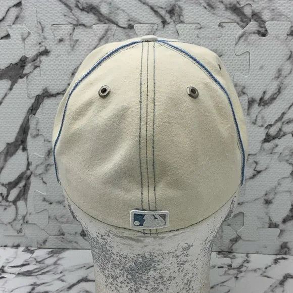 Men's New Era Cap Vintage Off White | Sky Blue 59Fifty Hat NWT