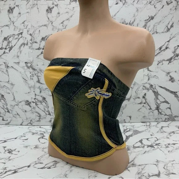 Women’s Azzure Dk Blue | Vintage Denim Strapless NWT