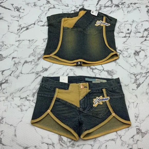 Women’s Azzure Dk Blue | Vintage Denim Strapless NWT