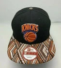 Men's New Era Cap Black | Orange NY Knicks 9FIFTY NBA