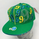 Gino Green Global Kelly Green Yellow Teal Studded 59FIFTY Hat
