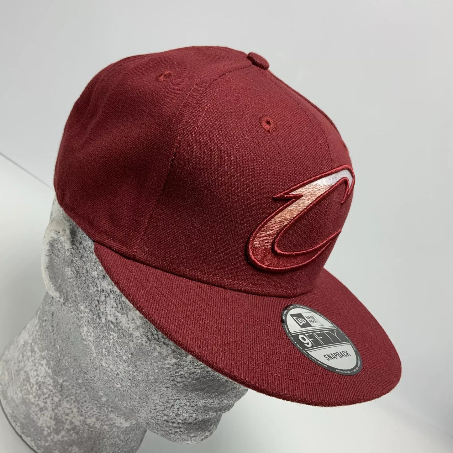 Men's New Era Cap NBA Cleveland Cavaliers Burgundy 9FIFTY Snapback Hat