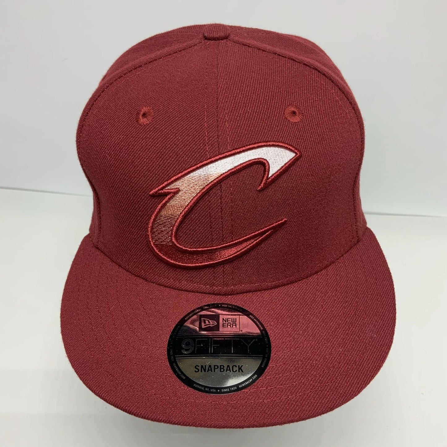 Men's New Era Cap NBA Cleveland Cavaliers Burgundy 9FIFTY Snapback Hat