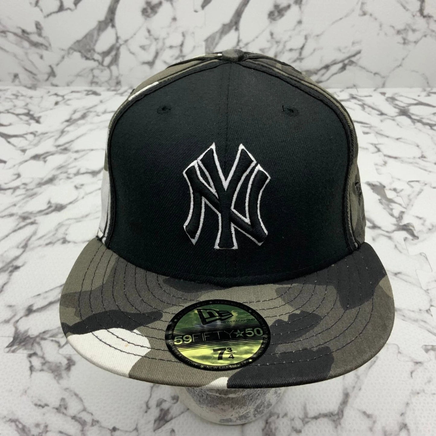 Men's New Era Cap Black | Black Camouflage NY Yankees 59FIFTY MLB