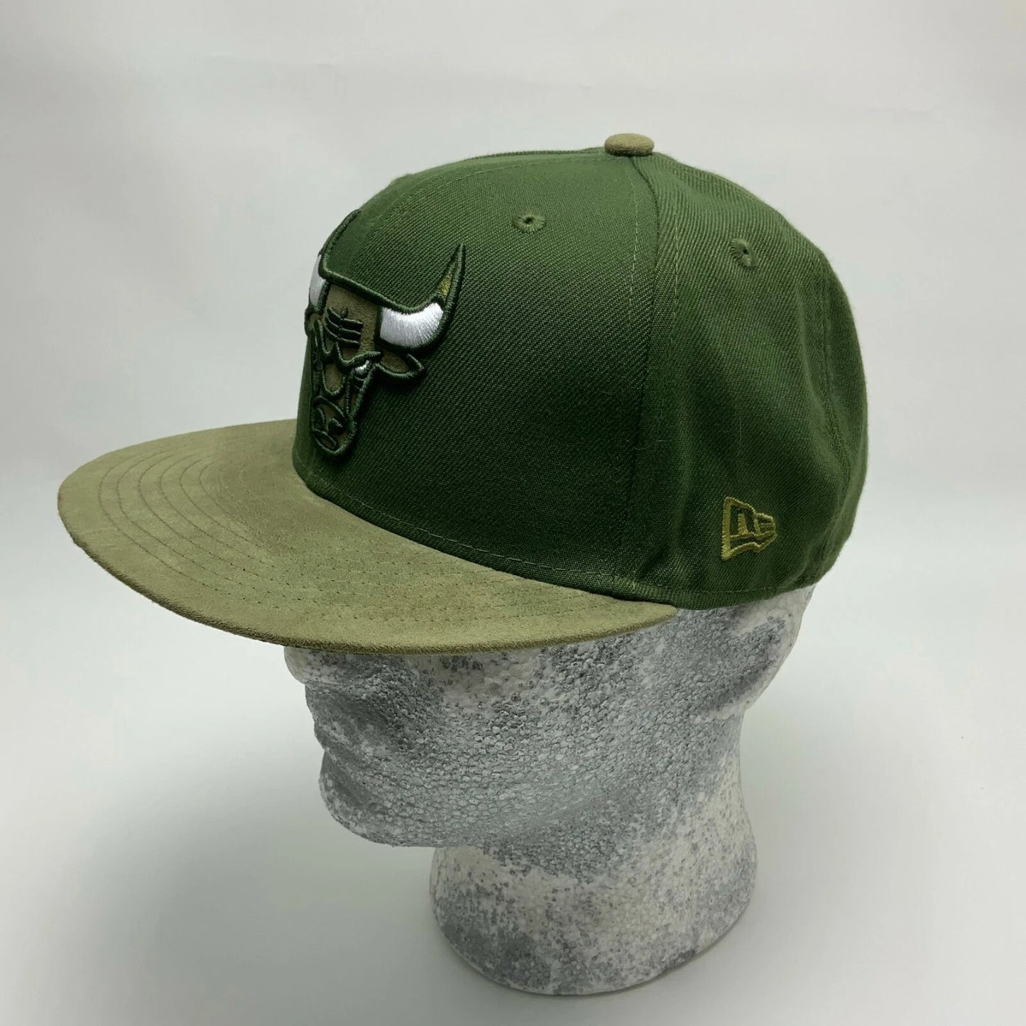 New Era Cap NBA All Chicago Olive Green 59FIFTY Hat