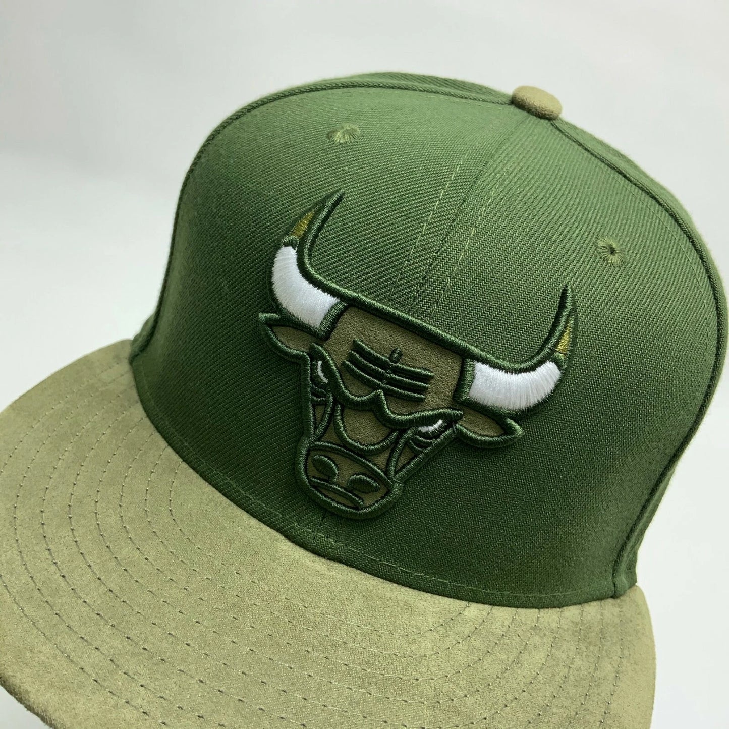 New Era Cap NBA All Chicago Olive Green 59FIFTY Hat