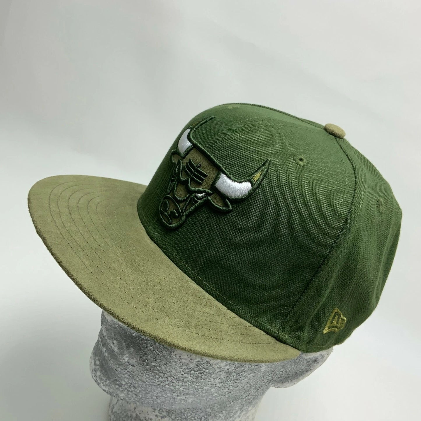 New Era Cap NBA All Chicago Olive Green 59FIFTY Hat