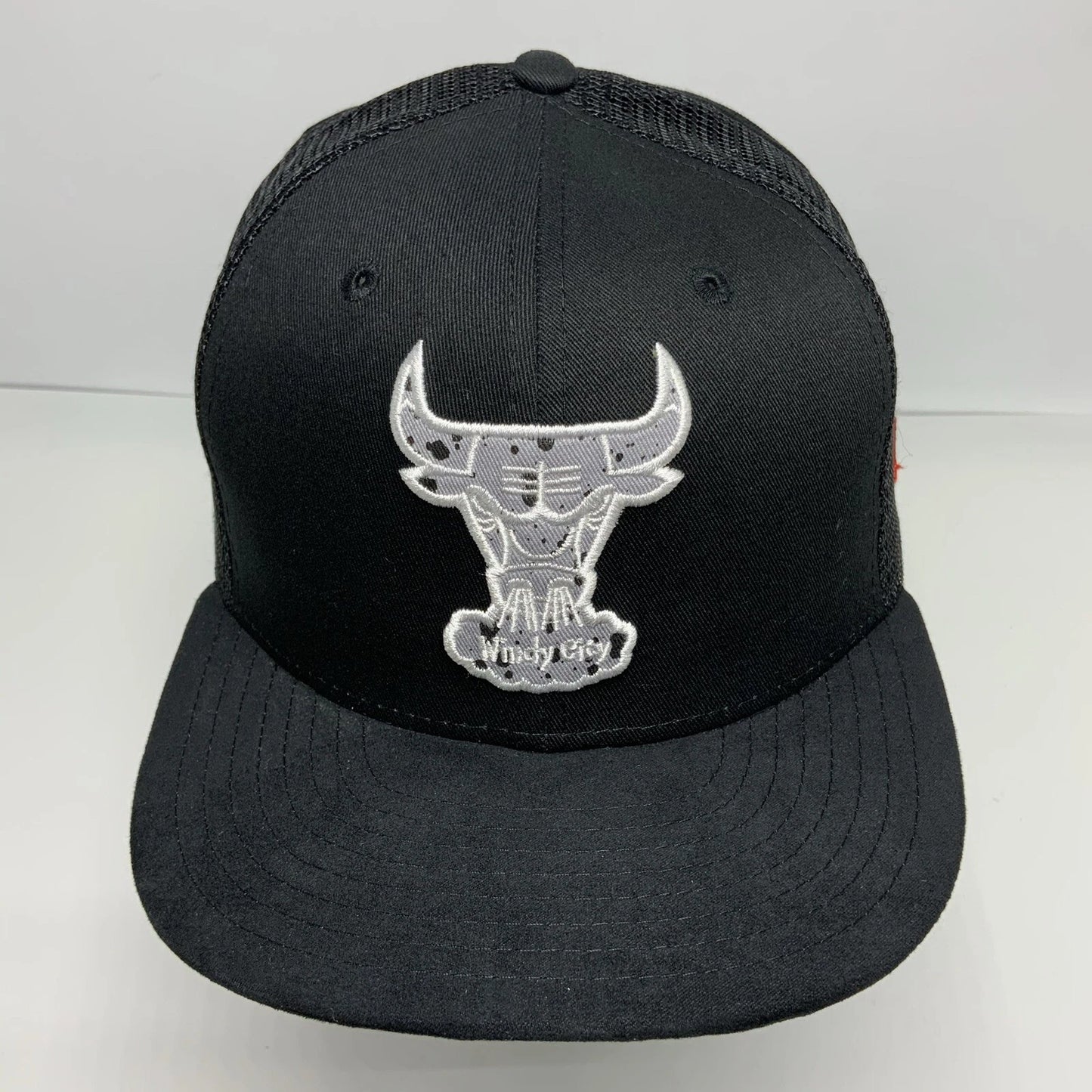New Era Cap NBA Chicago Bulls Black White 9FIFTY Snapback Hat