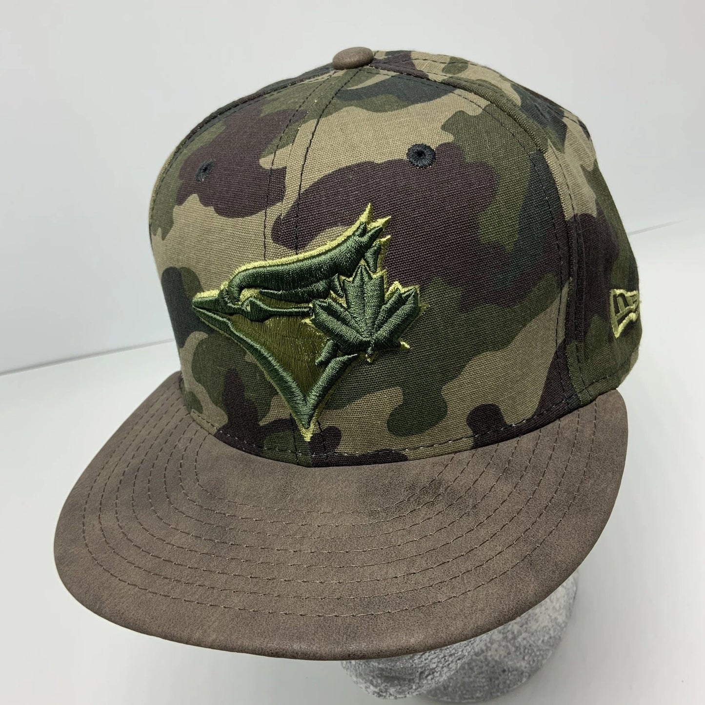 Men's New Era Cap MLB Toronto Blue Jays Camouflage Brown 9FIFTY Snapback Hat