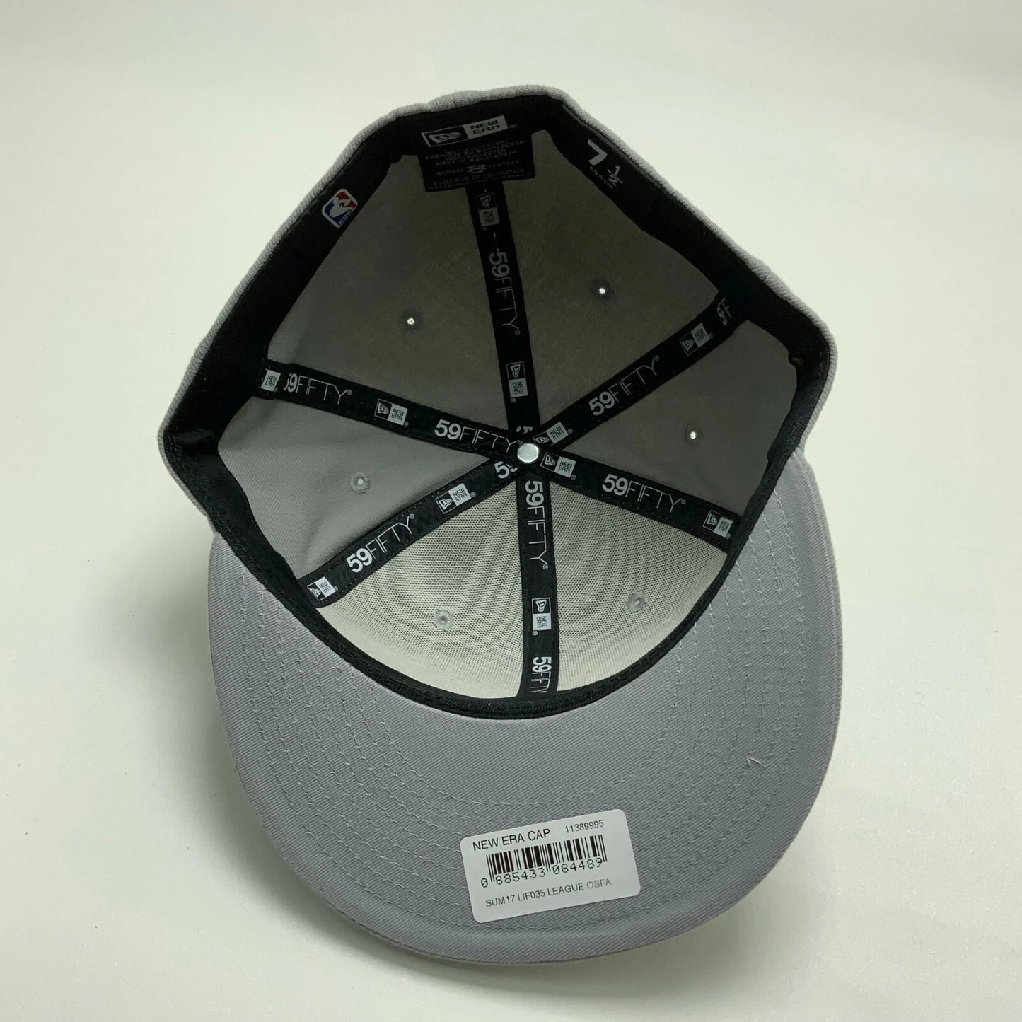 Men's New Era Cap Grey NY Knicks 59FIFTY NBA