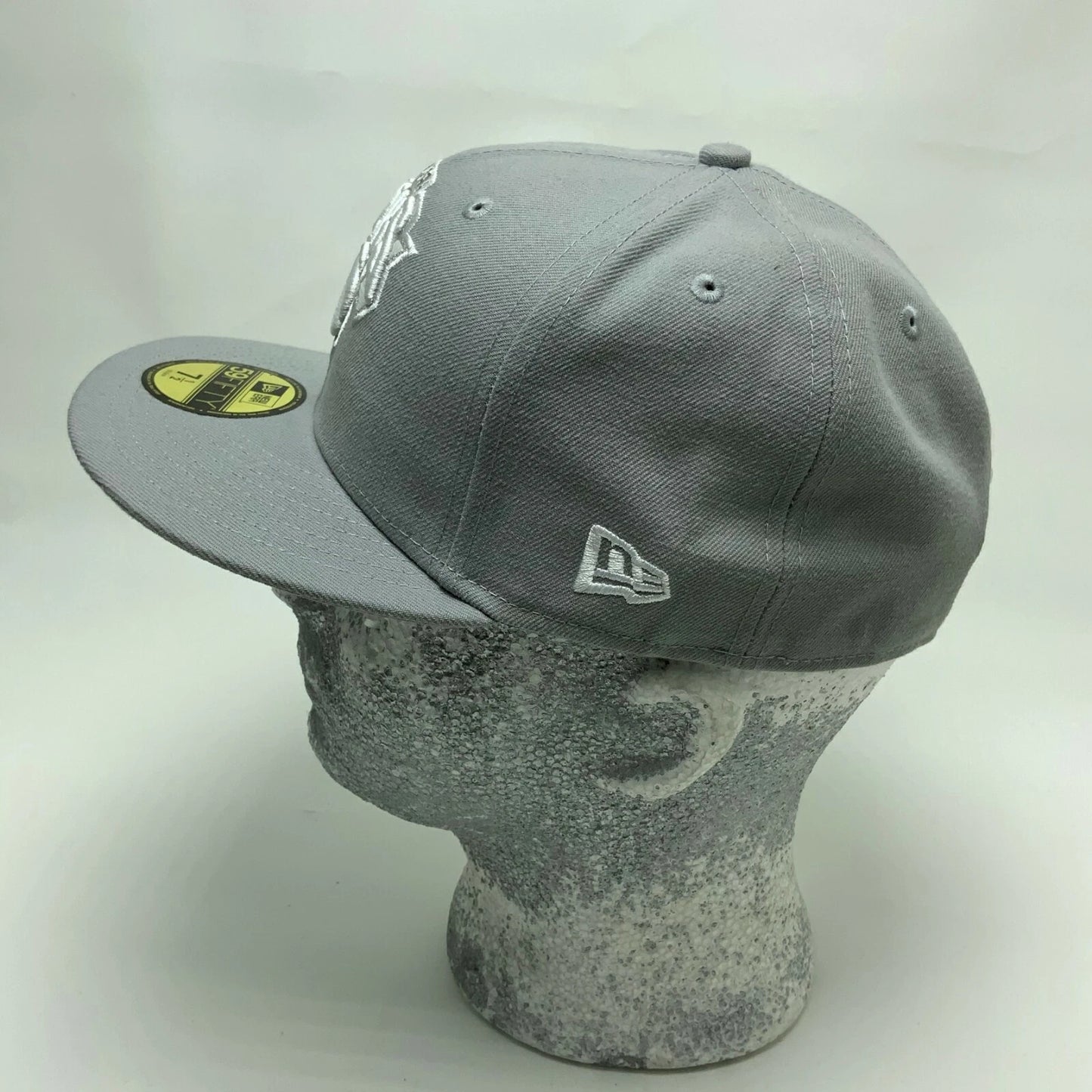 Men's New Era Cap Grey NY Knicks 59FIFTY NBA